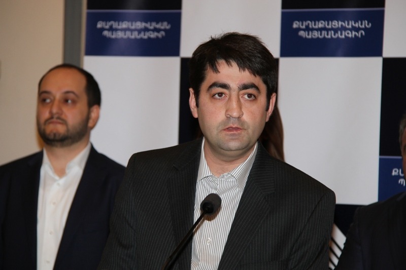 Arsen Kharatian, board member of the Civil Contract
