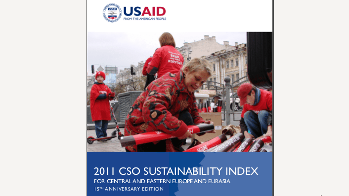 THE 2011 CSO SUSTAINABILITY INDEX FOR CENTRAL AND EASTERN EUROPE AND EURASIA