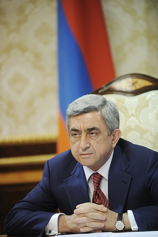 Armenia -- President Serzh Sargsyan, Yerevan, December 2012 | Photo from President's official website www.president.am