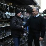 Raffi Hovhannisian campaigns in 2013 Presidential Elections by Meeting People on the Streets