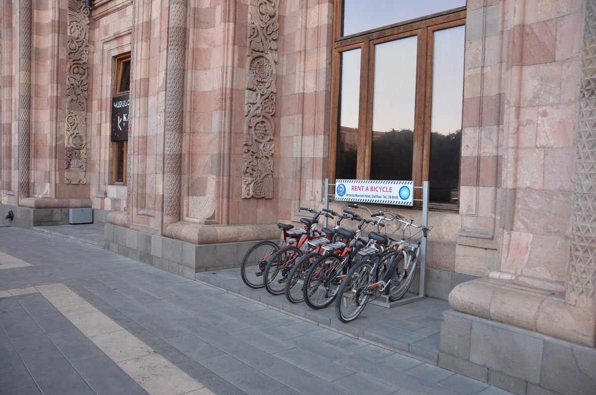 Bike rental in central Yerevan