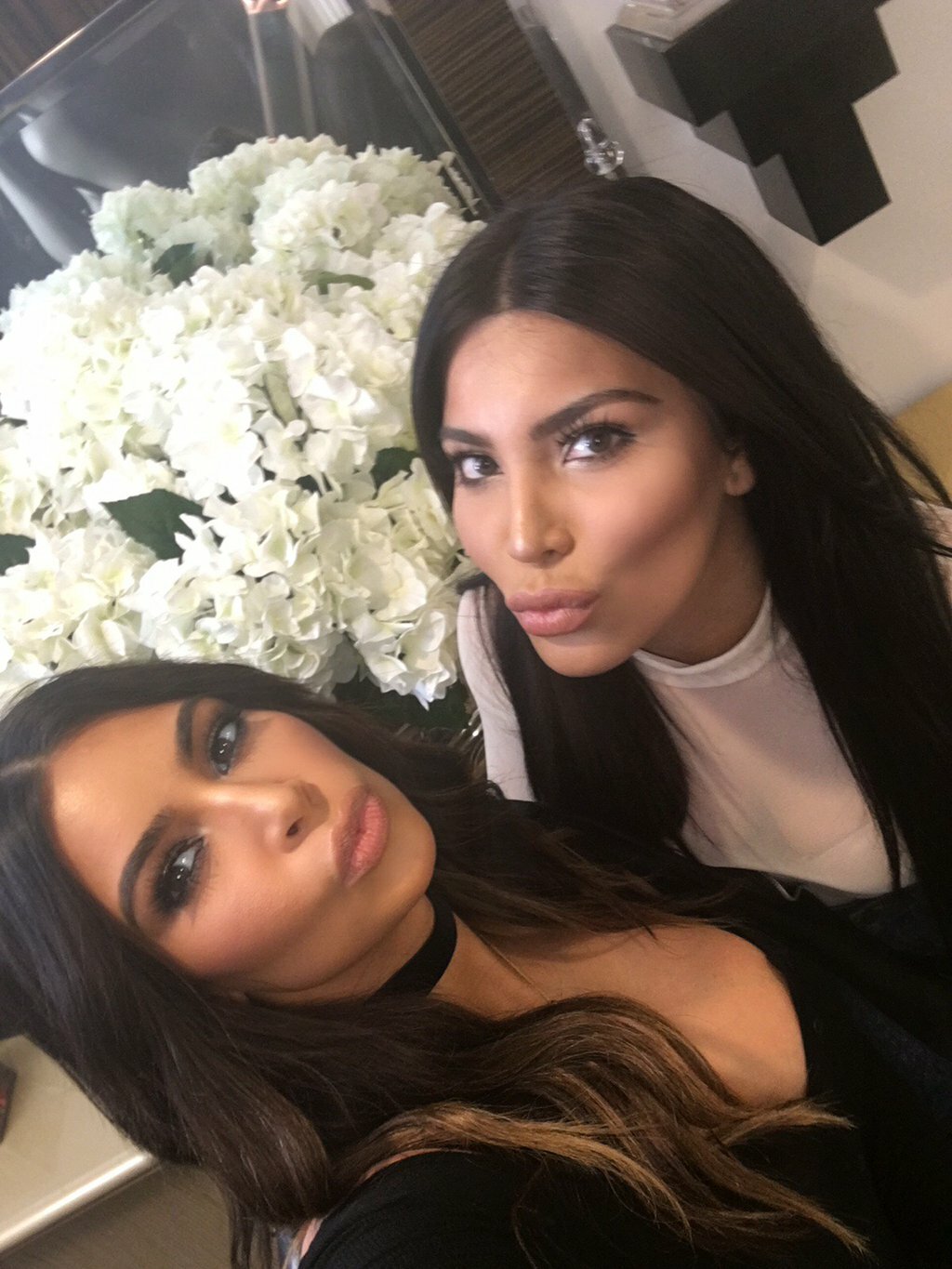 Kim Kardashian and Kamilla Osman
